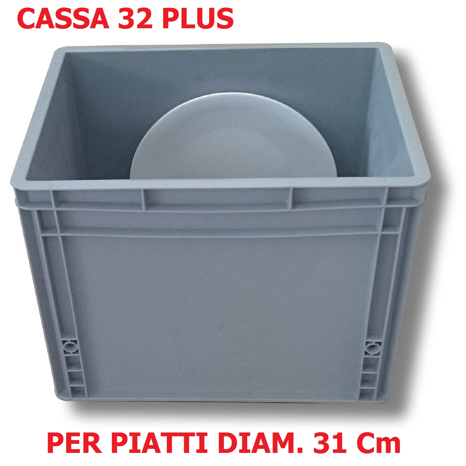 365 mm H x 400 mm L x 600 mm D NUOVO contenitore in plastica Croc impilabile / scatola Nest Soluzioni di scaffalatura industriale capacità da 65 litri scatole con coperchio - confezione da 2 