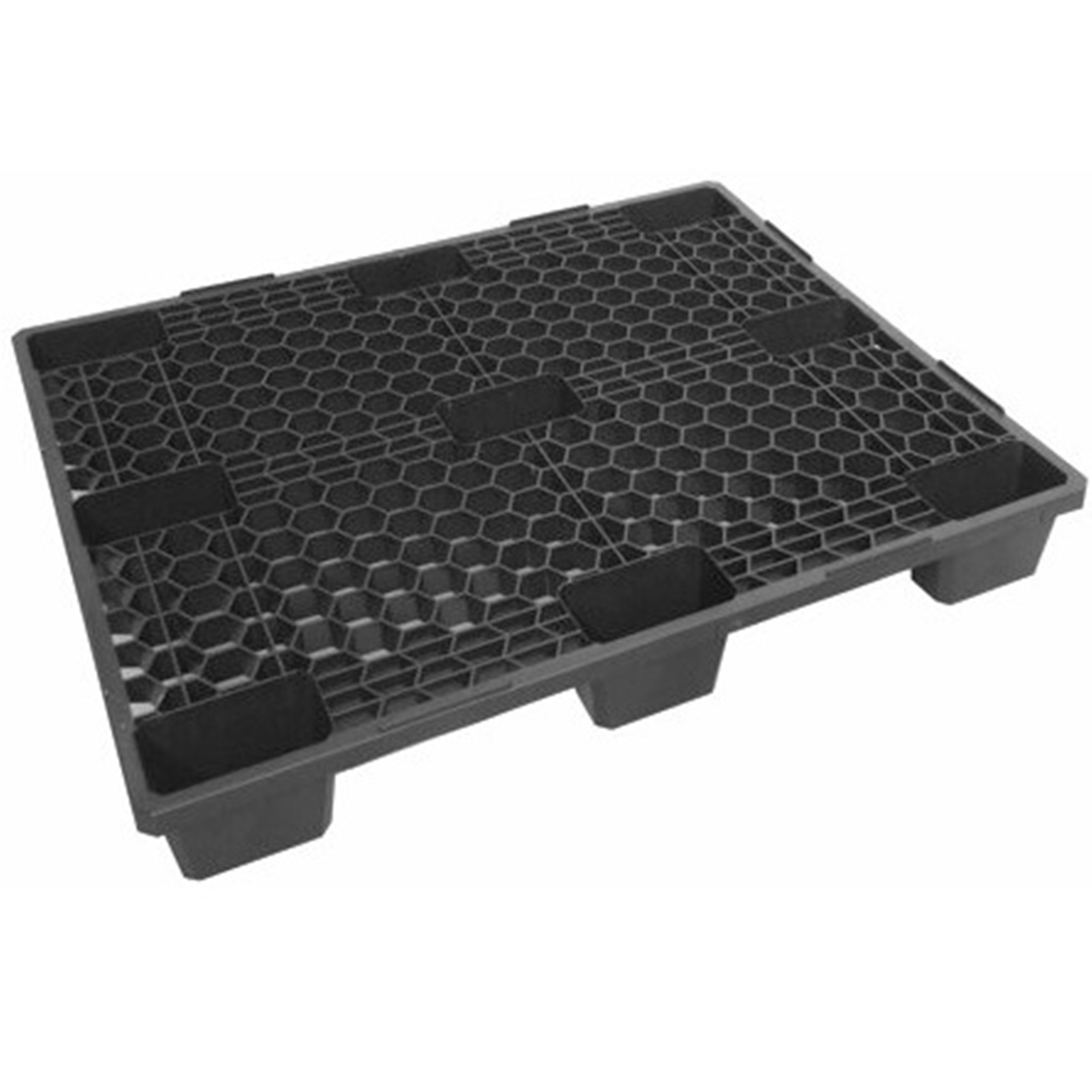 pallet in plastica nero