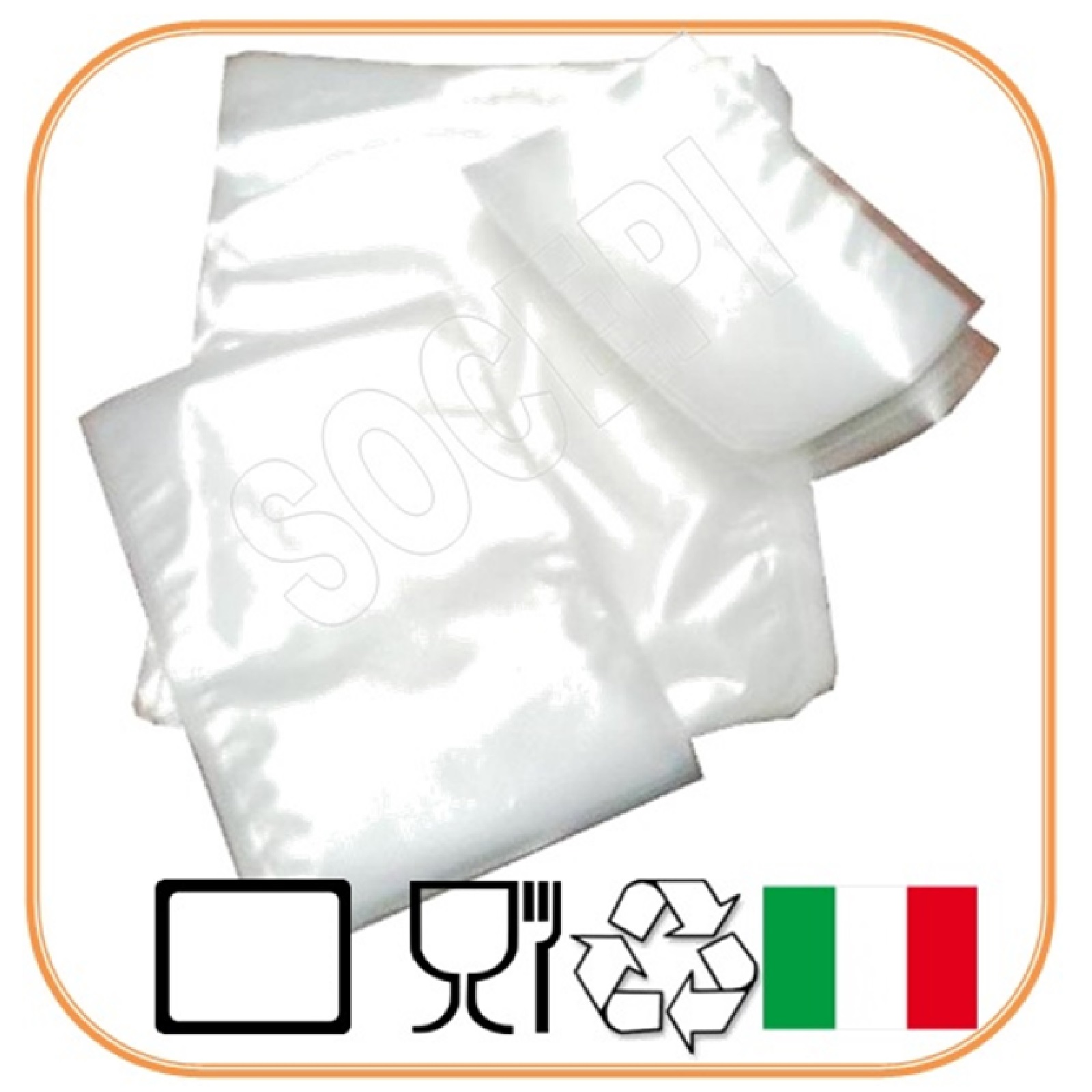 20 cm x 5 m e 12 cm x 5 m 2 Rotoli Sacchetto per Imballaggio Sottovuoto per Alimenti Rulli Sottovuoto 