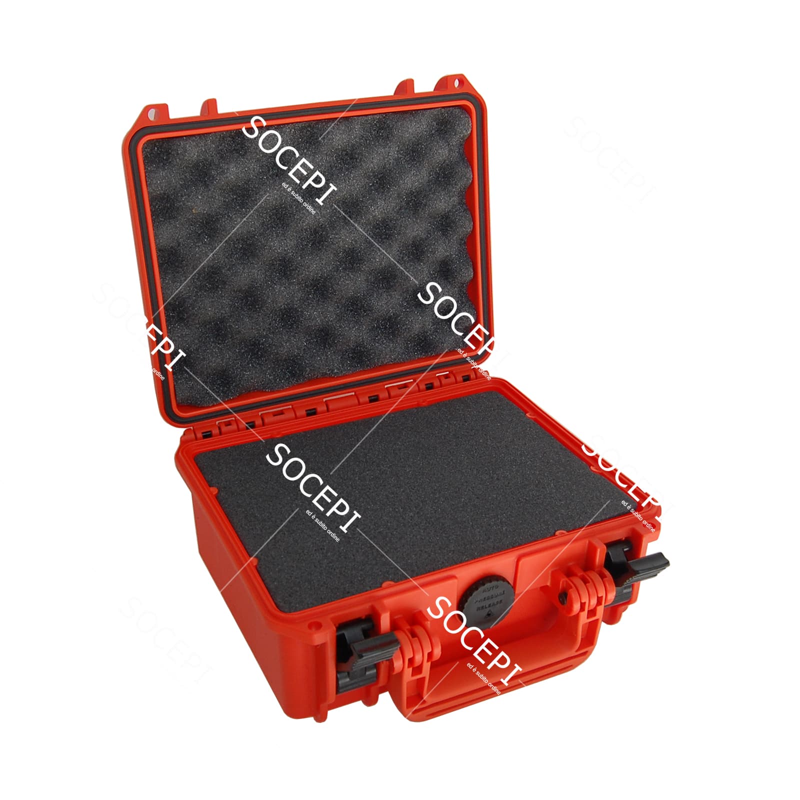 HPRC2700W CUBZ40 HPRC VALIGIA IN RESINA A TENUTA STAGNA CON SPUGNA Precubettata Con Ruote Grigia