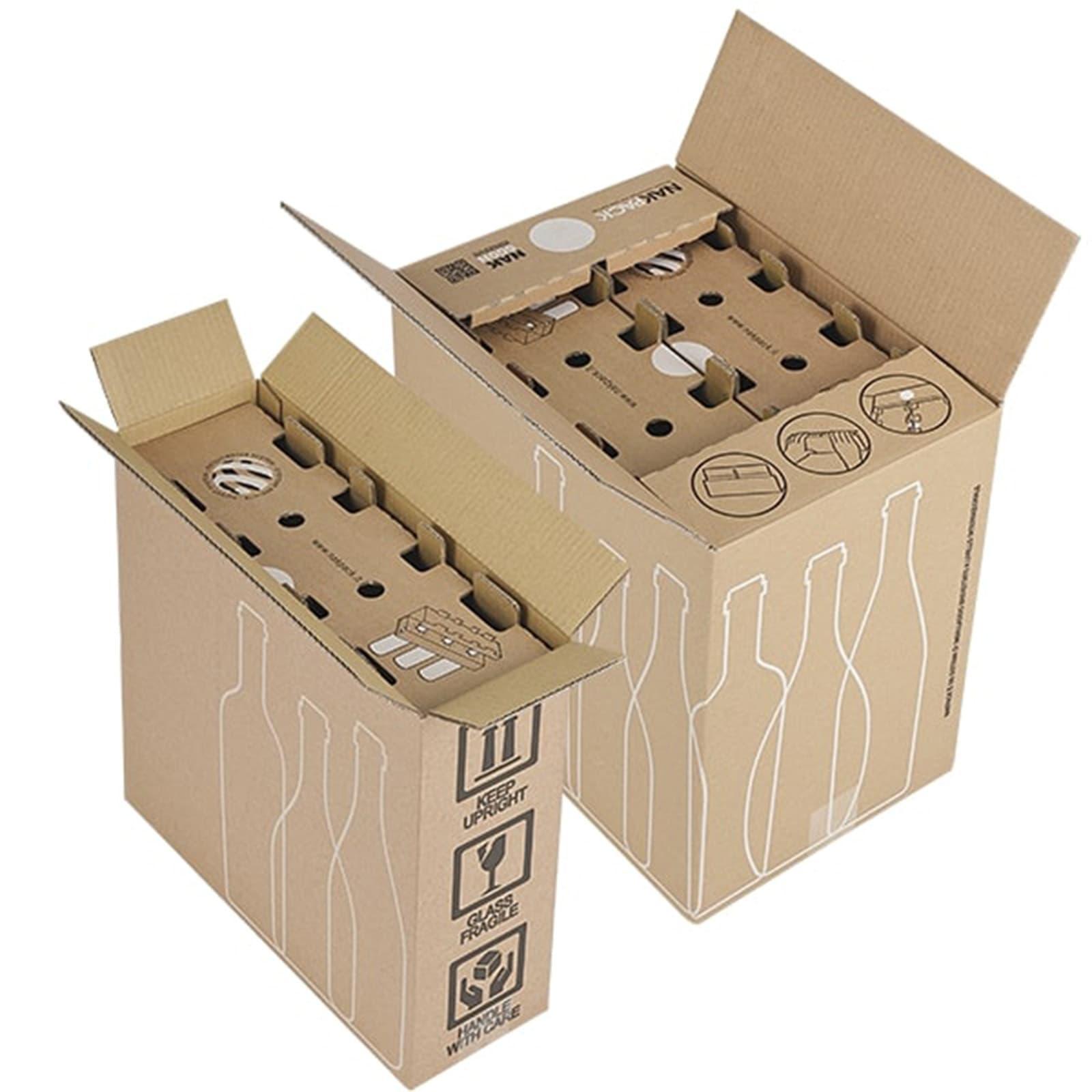 Porta Per Box Scatole Di Cartone Ondulato 12x6x4 Pollici, Per - Foto 2