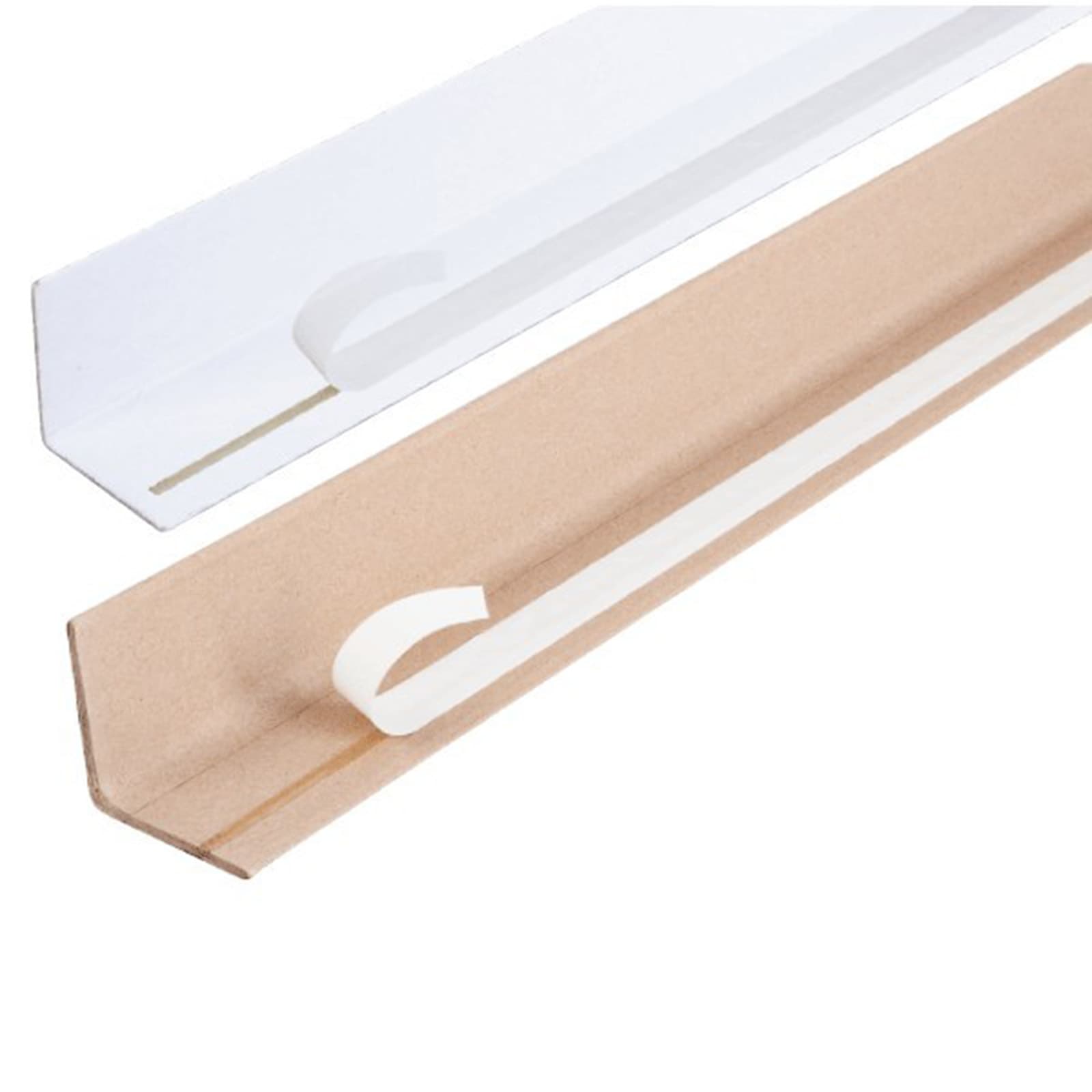 Profili Angolari Cartone Pressato Propac | 120cm | Bianco | Set 20 Pezzi