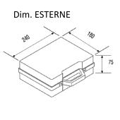 valigetta in plastica