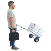 Carrello professionale in alluminio con prolunga 230 kg