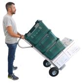 Carrello in alluminio con prolunga portata 230 kg