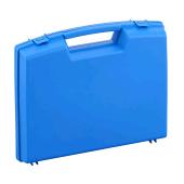 valigetta in plastica blu