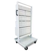 Carrello in metallo CB30 per cassettiere Crystal Box