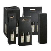 scatole portabottiglie elegance nere