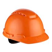 Elmetto di protezione ventilato con cricchetto 3M™ H-700 arancio