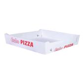 Cubo per pizza bianco