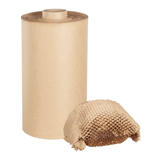 Carta Imballaggio A Nido D'Ape QWORK 30cmx50m | Alternativa Alla Carta A Bolle Per Fragili - Foto 5